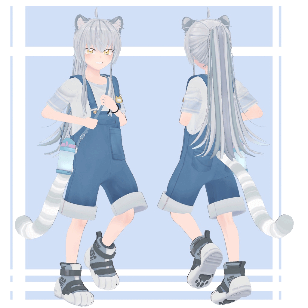 Hyakko the Tiger-boy (PC/Quest-compatible Avatar) 