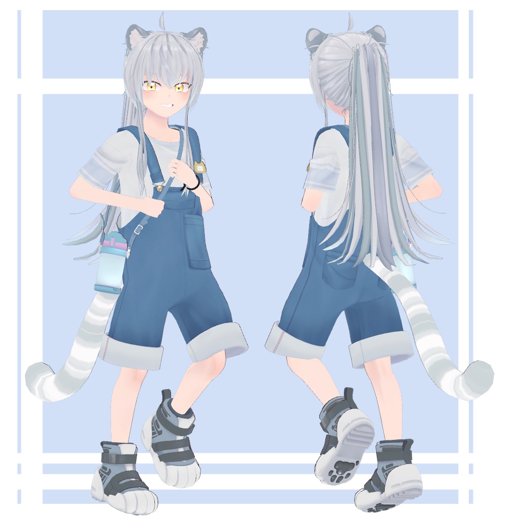 Hyakko the Tiger-boy (PC/Quest-compatible Avatar)
