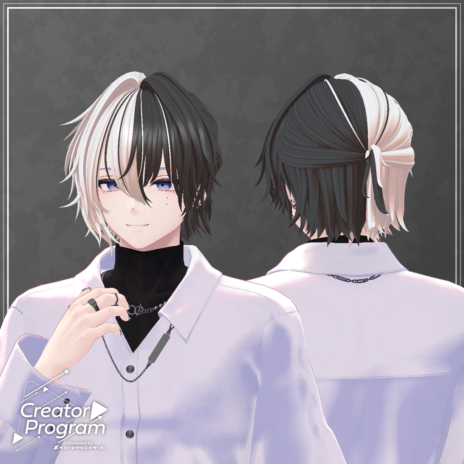 Hardi_Charme (Asym Half-Up Hair)