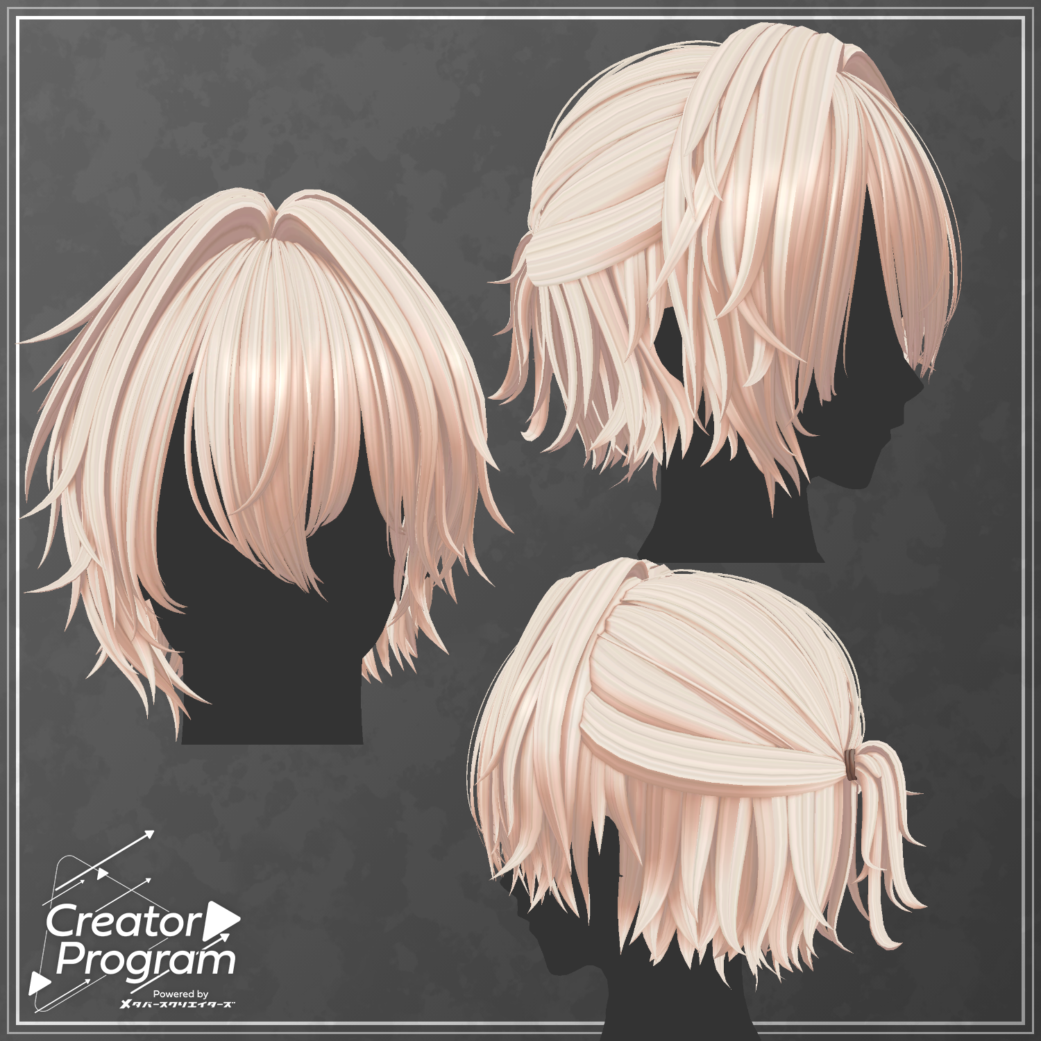 Hardi_Charme (Asym Half-Up Hair)