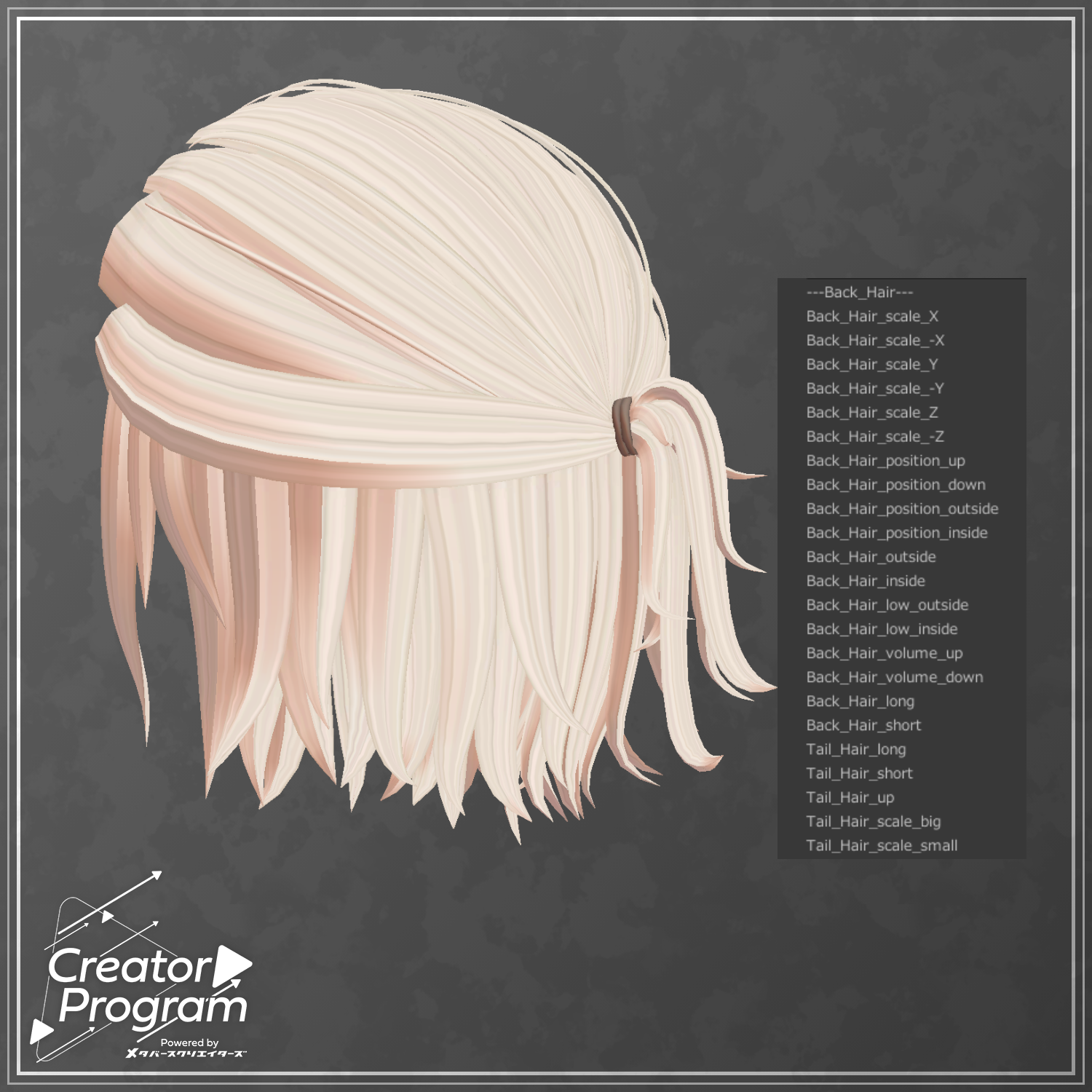Hardi_Charme (Asym Half-Up Hair)