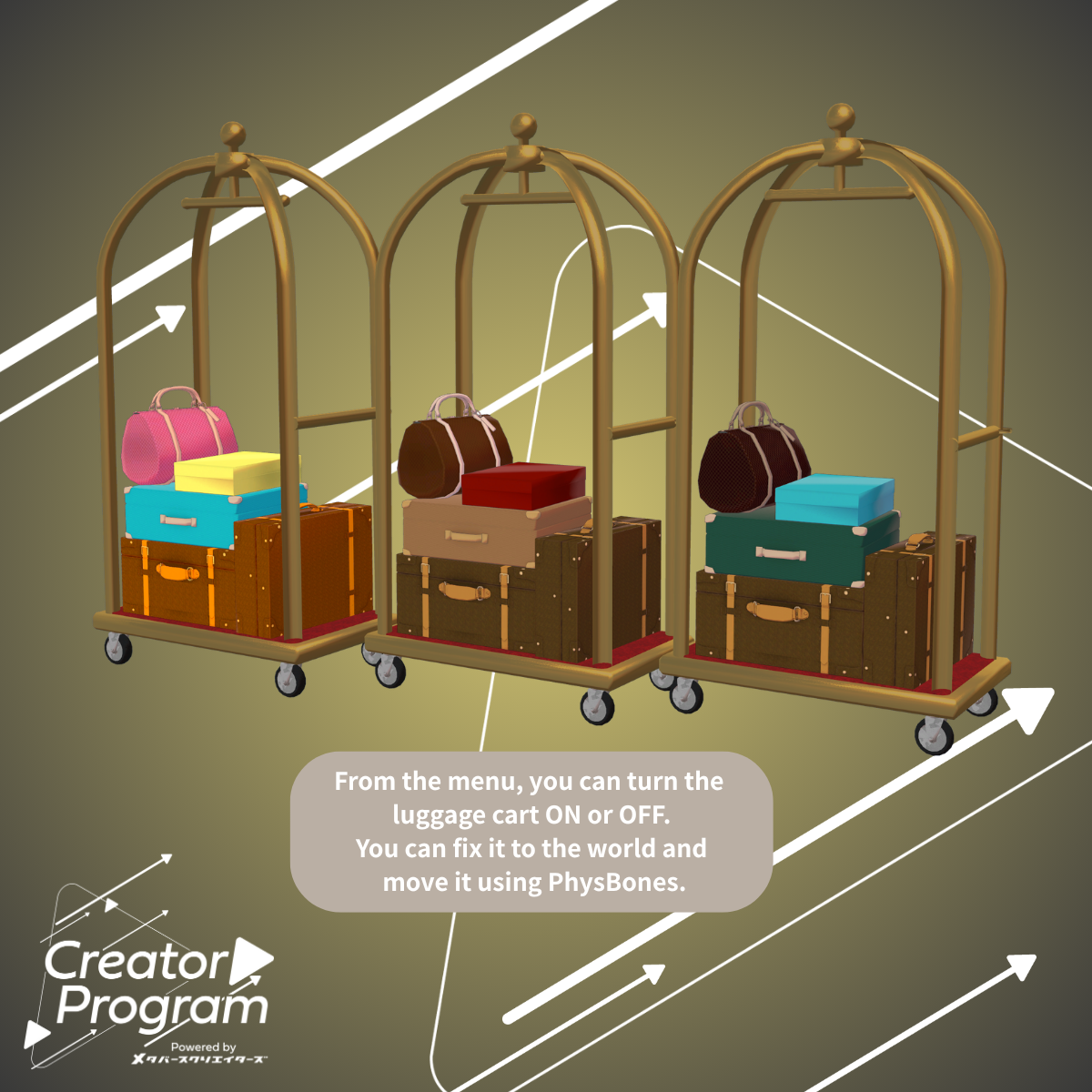 Room404 Check-In Confidential (Luggage cart & Keys included!)