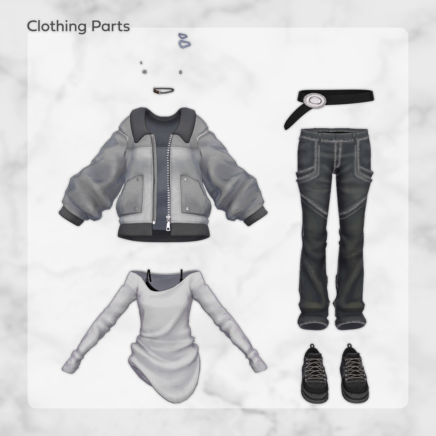 Minagi - Original VRChat Avatar #Minagi3D / AC2