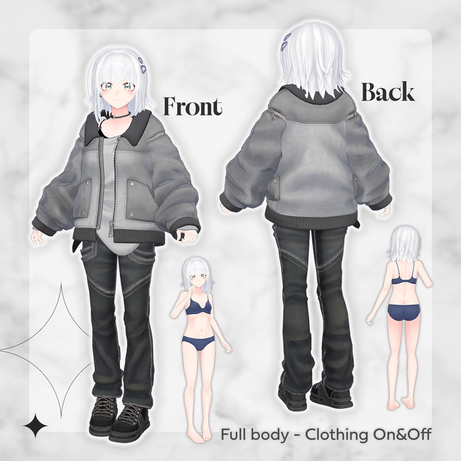 Minagi - Original VRChat Avatar #Minagi3D / AC2