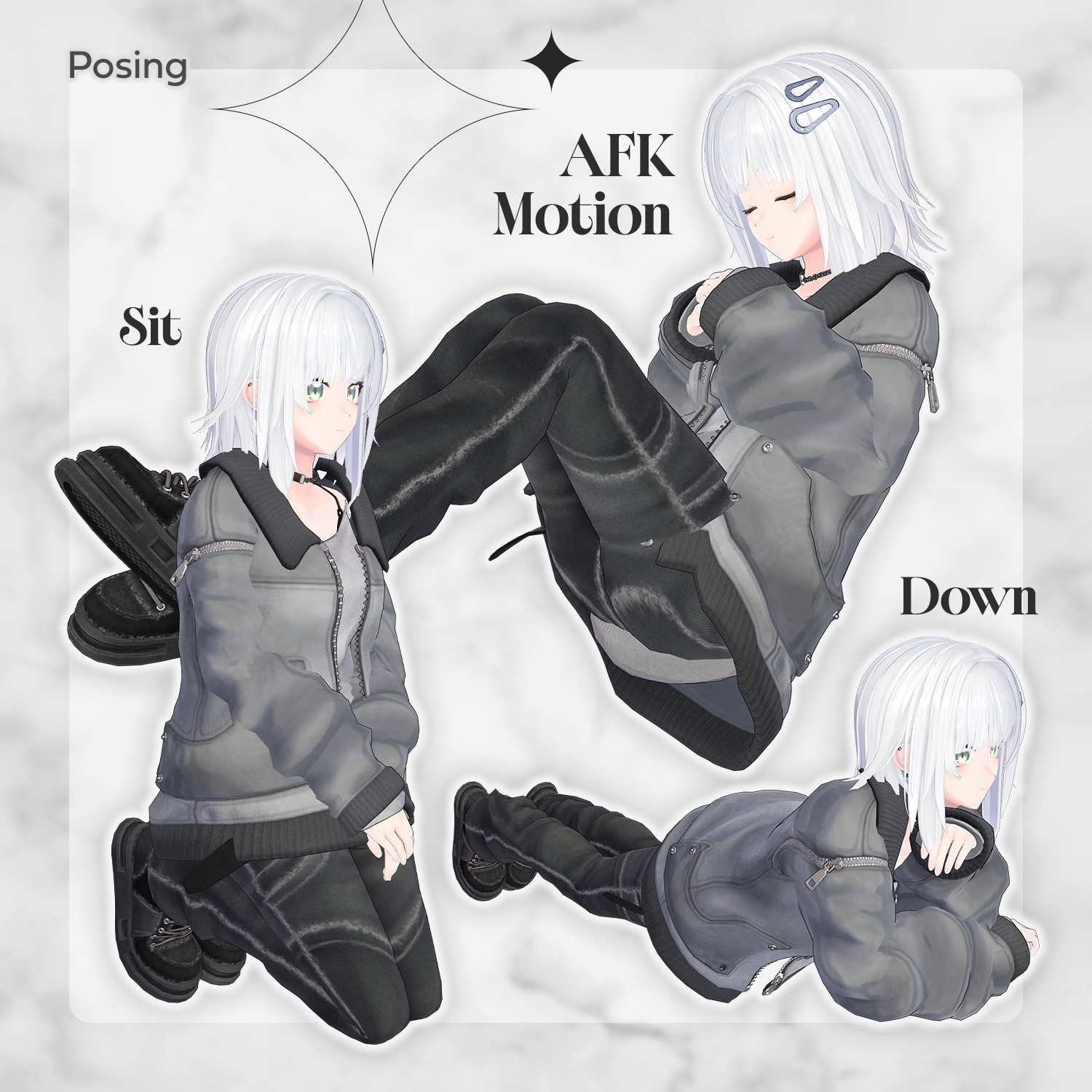 Minagi - Original VRChat Avatar #Minagi3D / AC2