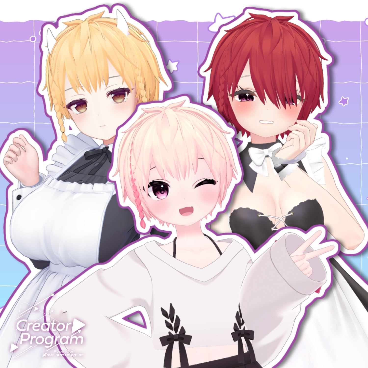 Braided Short Hair - VRChat Hair / CP13