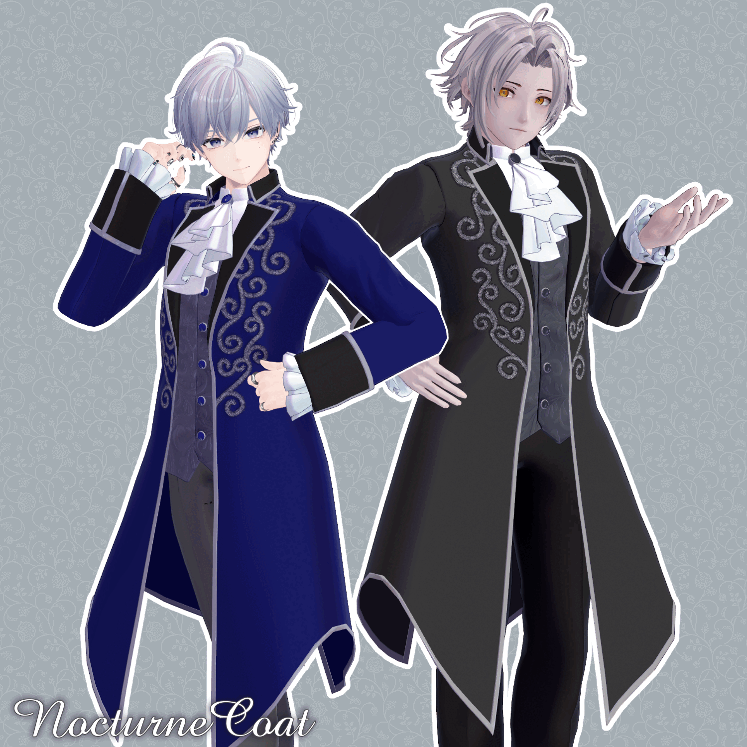 NocturneCoat - VRChat Men's Clothing / CP1