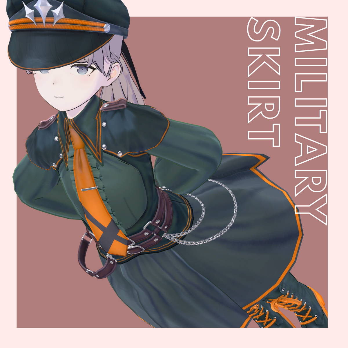 Military Skirt Outfit  / CP31