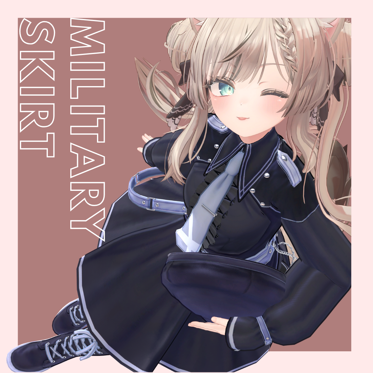 Military Skirt Outfit  / CP31