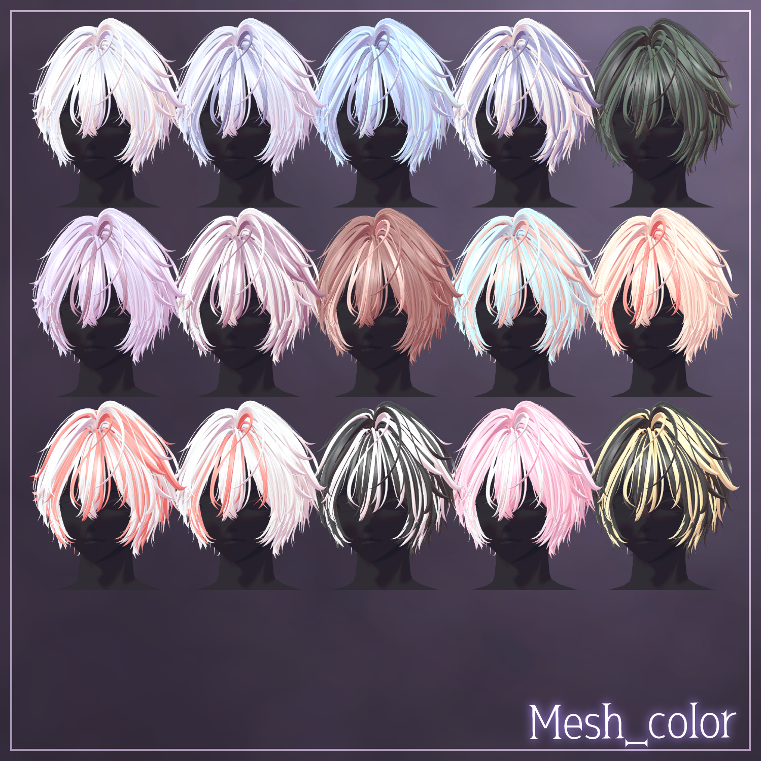 chiaro di luna - VRChat Hair  / CP14