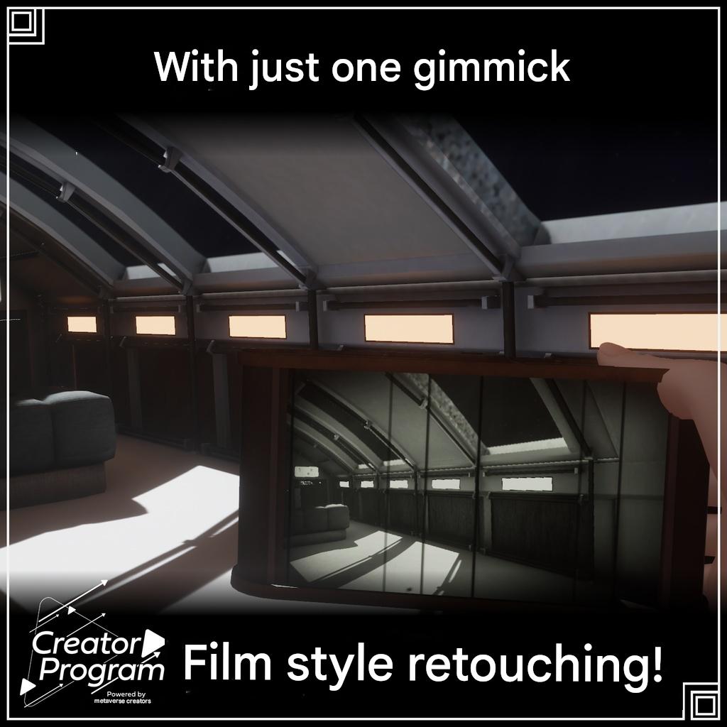 Retro-Style Film Camera - VRChat Gimmicky Avatar Accessory