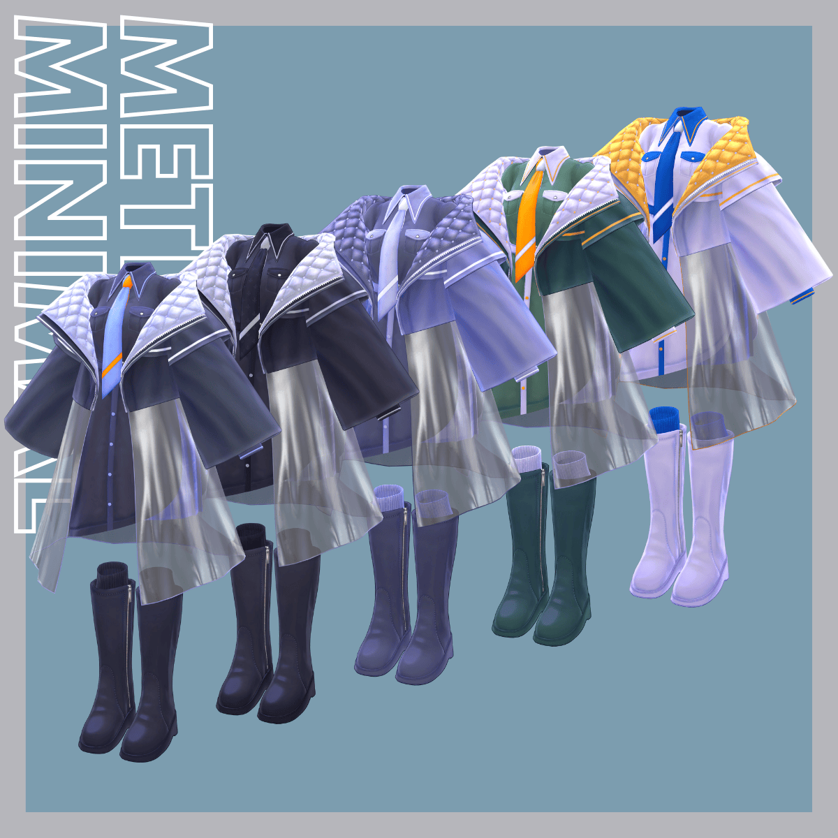 MetroMinimal - VRChat Women's Clothing  / CP31