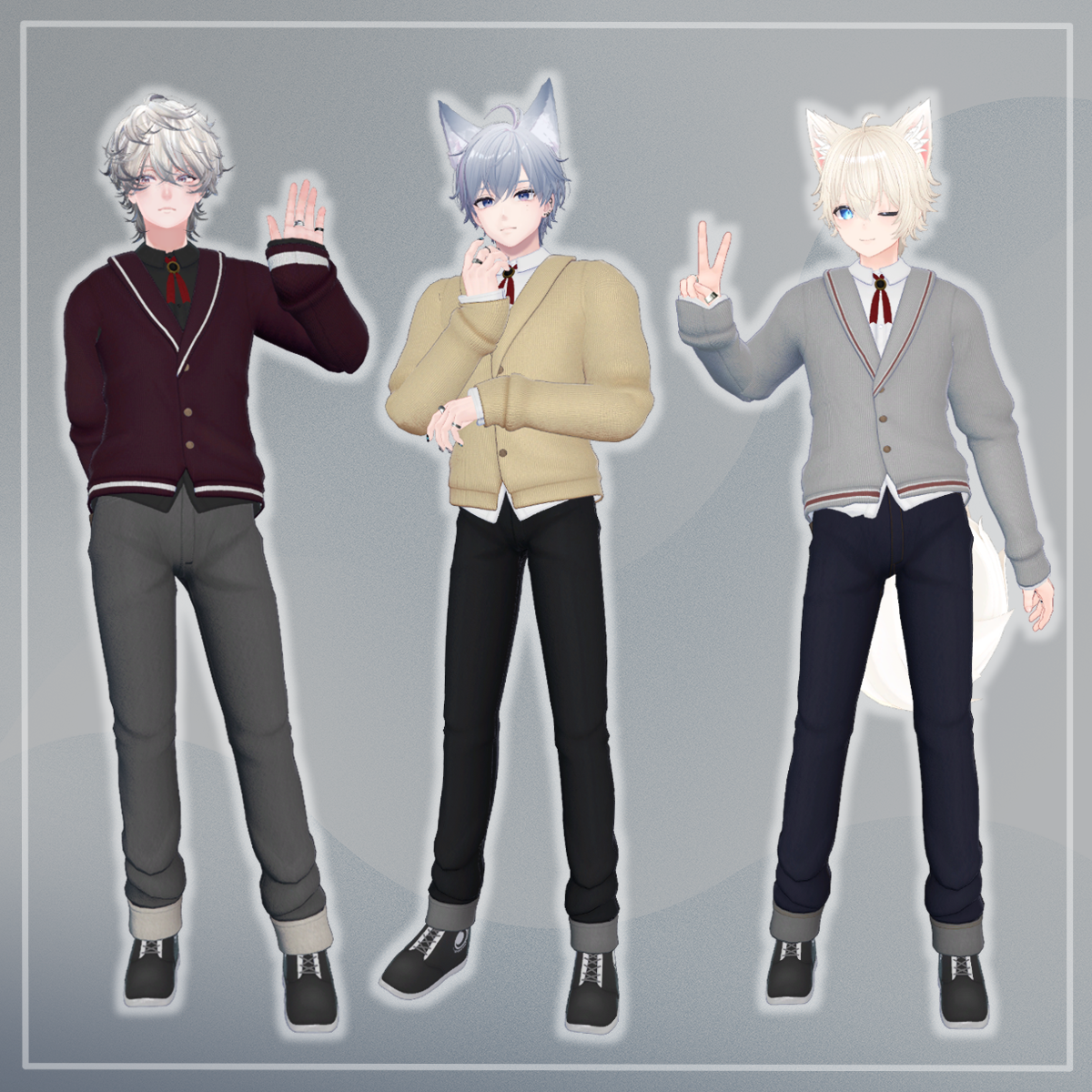 Cardigan UrbanKnit - VRChat Men's Clothing / CP5