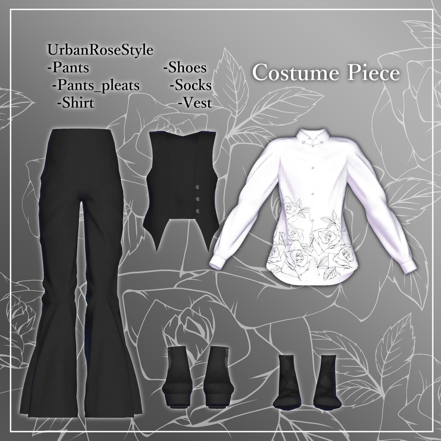 UrbanRoseStyle - VRChat Men's Clothing / CP39