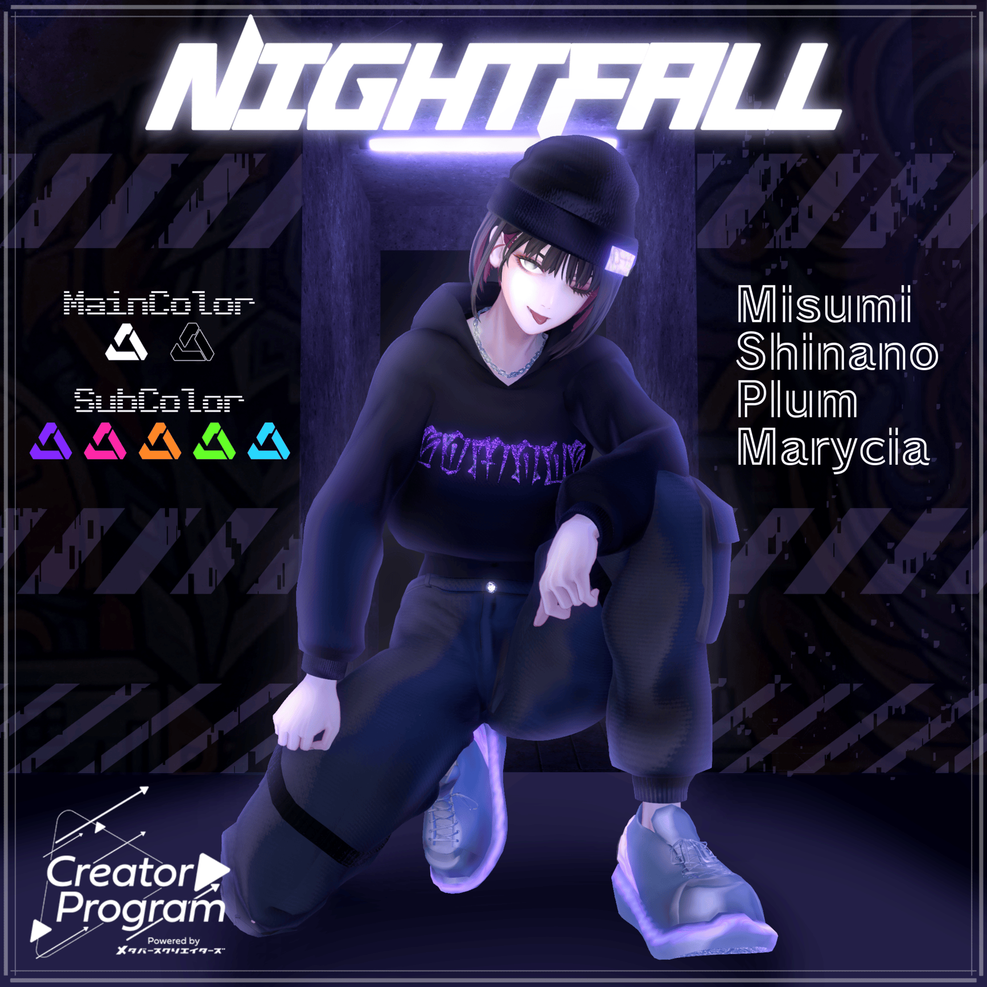 NightFall - VRChat Women's Clothing   / CP37