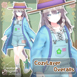 CozyLayerOveralls - VRChat Women's Clothing / C42