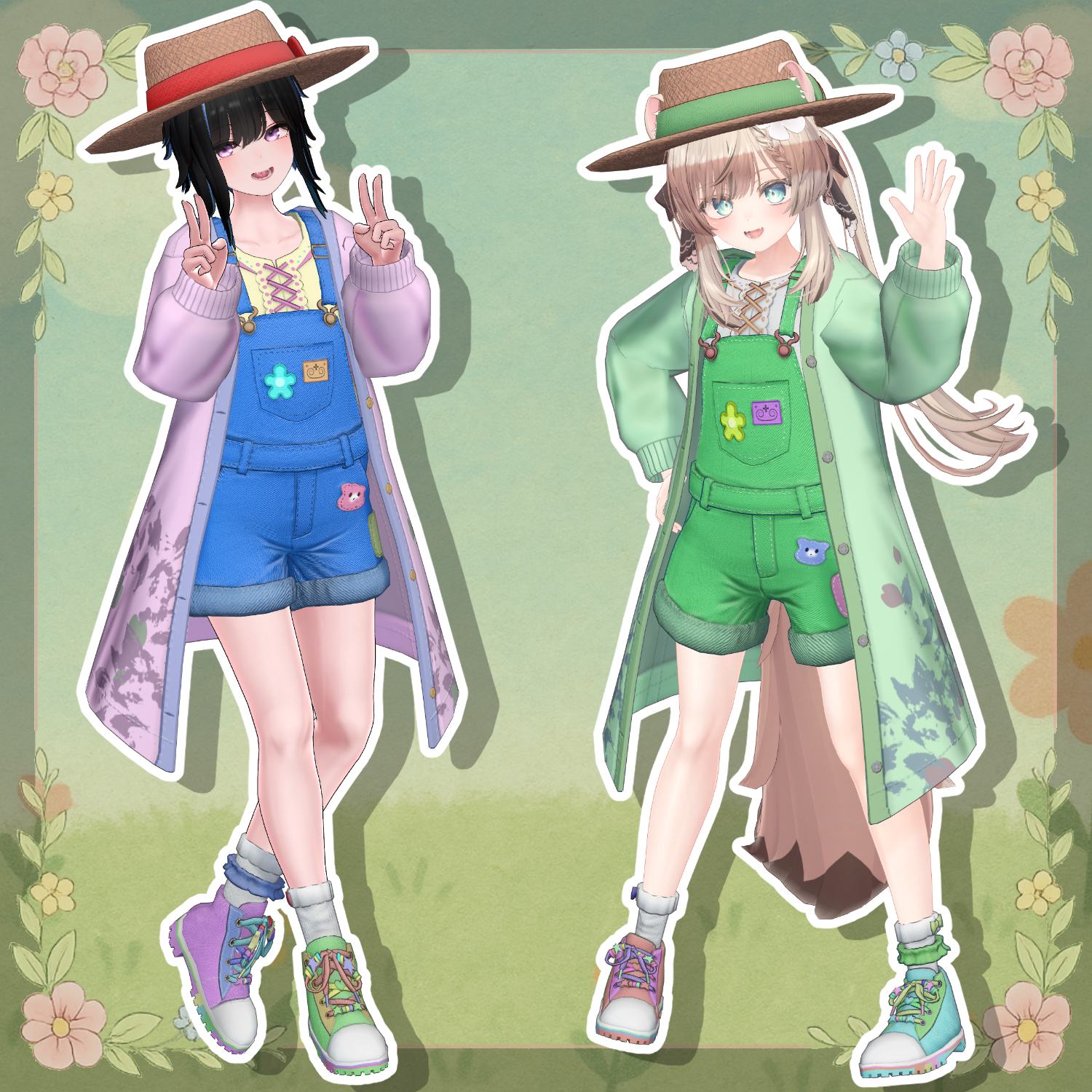 CozyLayerOveralls - VRChat Women's Clothing / C42