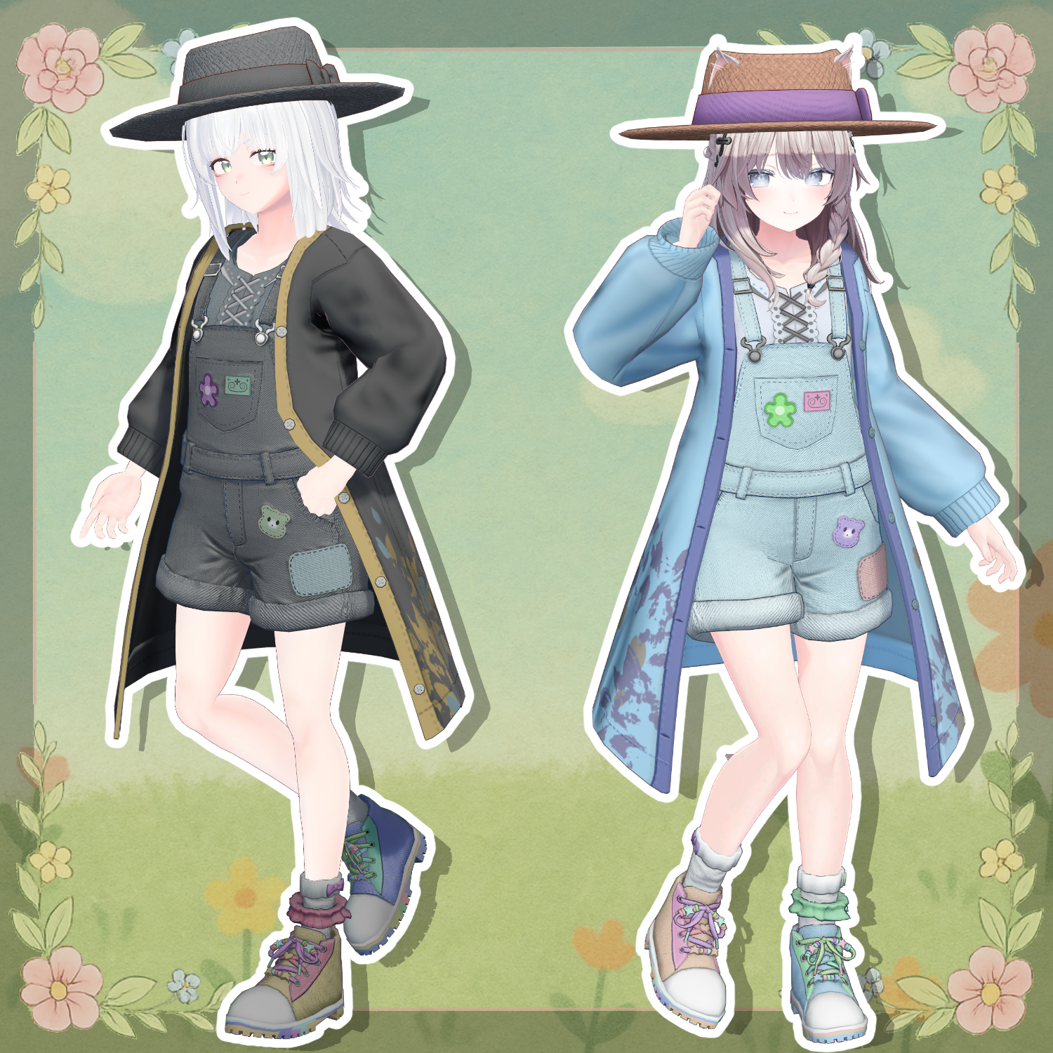 CozyLayerOveralls - VRChat Women's Clothing / C42