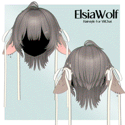ElsiaWolf - VRChat Hair /  CP50
