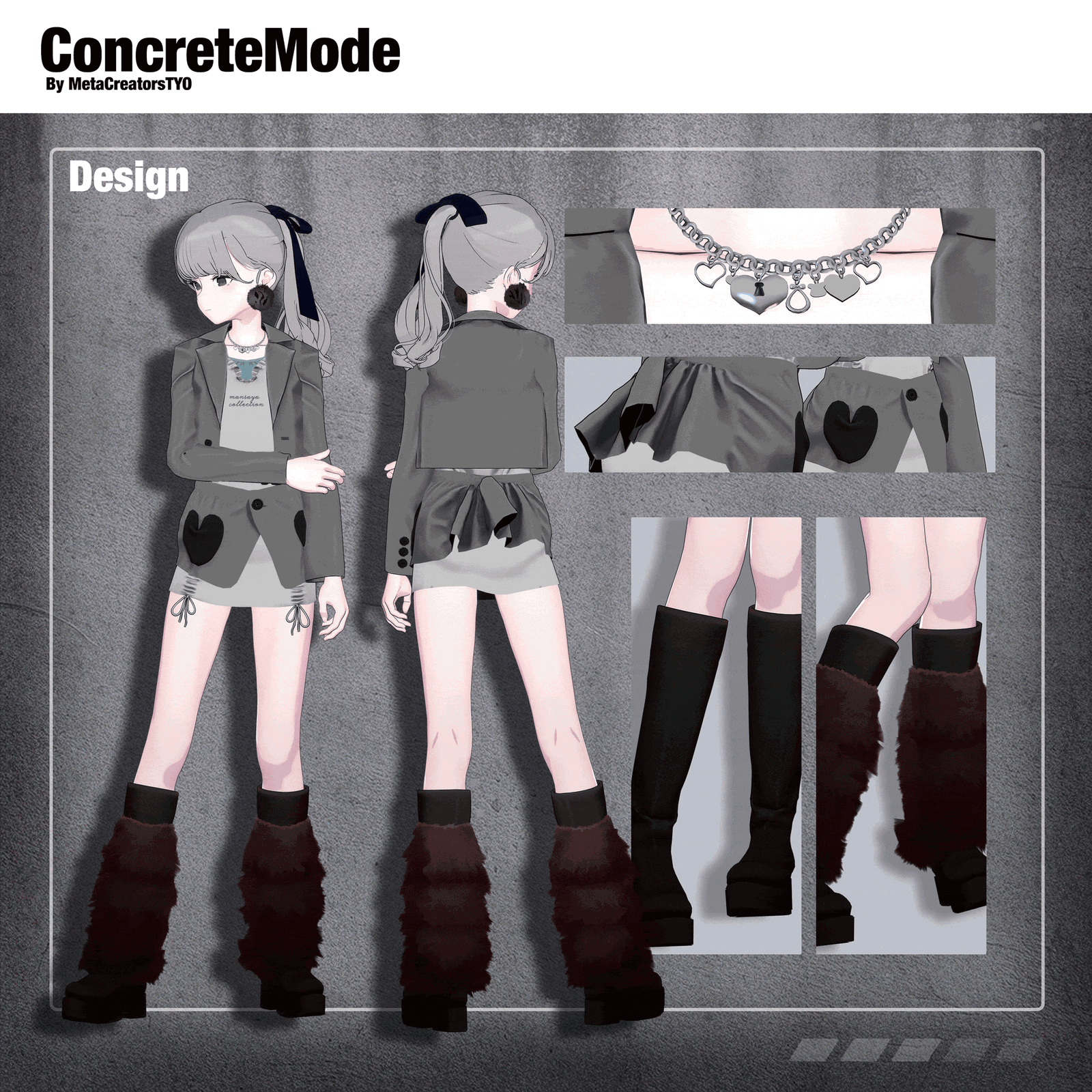 Concrete Mode - VRChat Women's Clothing / CP4