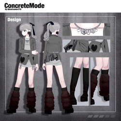 Concrete Mode - VRChat Women's Clothing / CP4