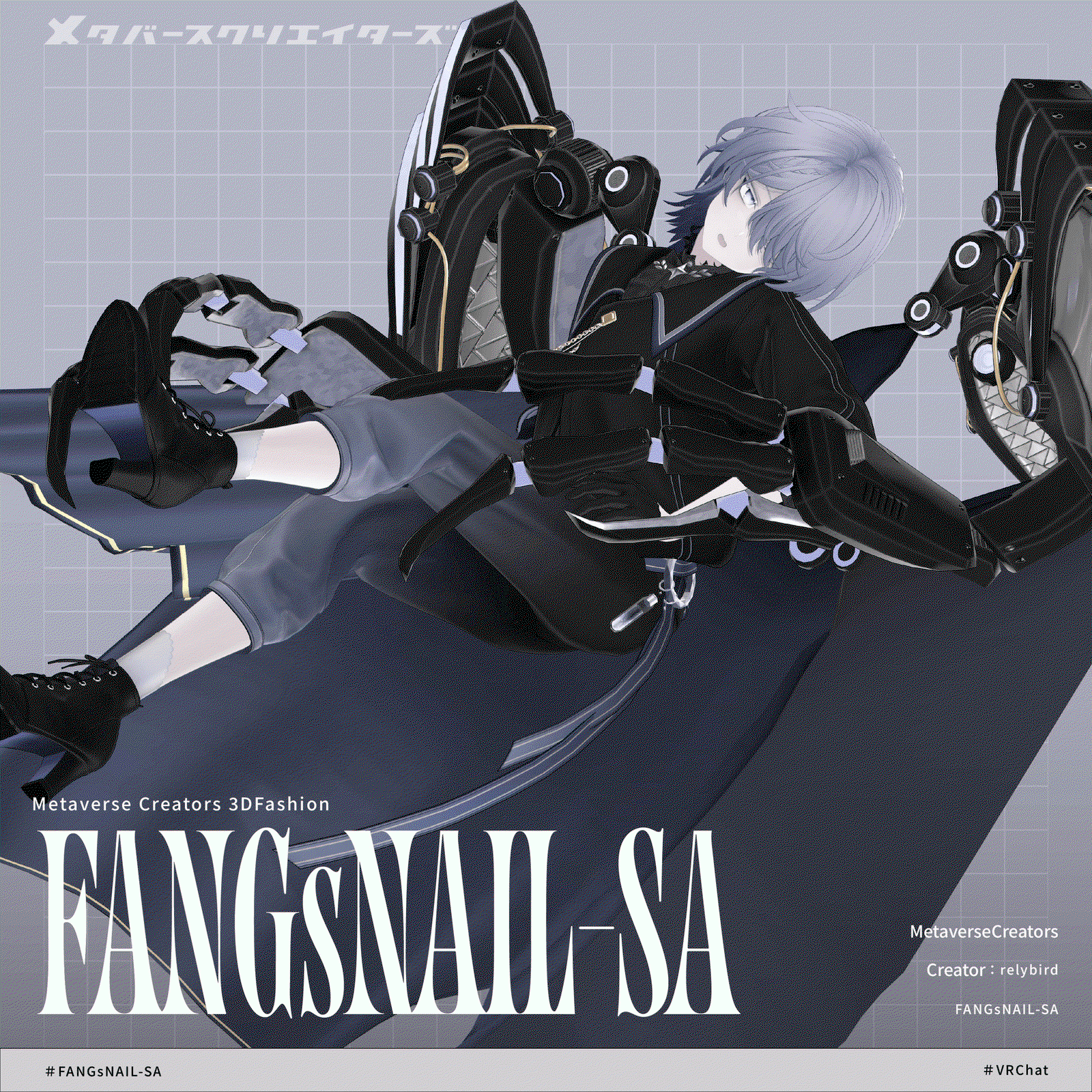 FANGsNAIL-SA - VRChat Gimmicky Avatar Accessory / CP43