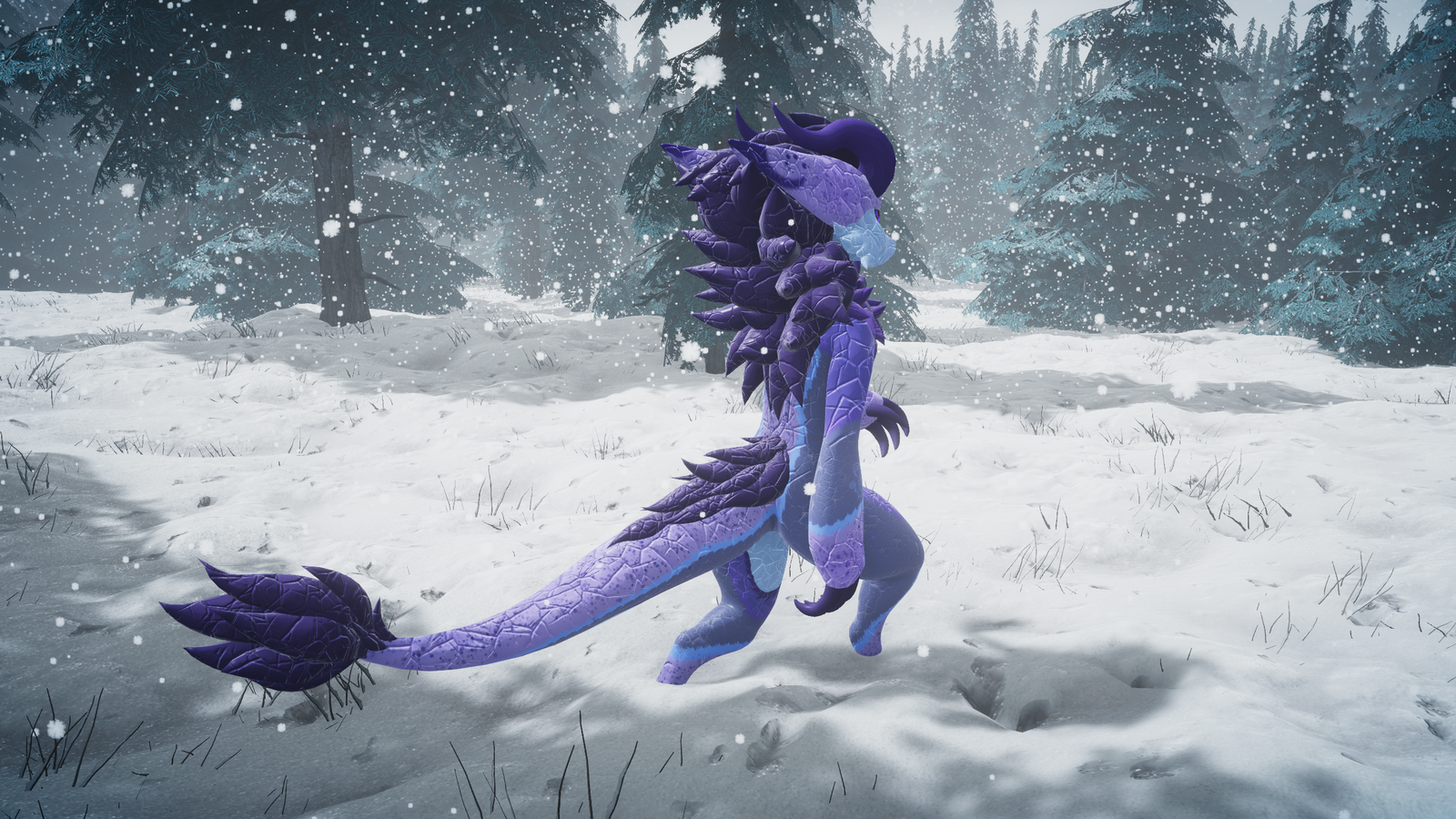 Nifrem Guardian of the frozen forest (Fluffy Wickerbeast Texture)