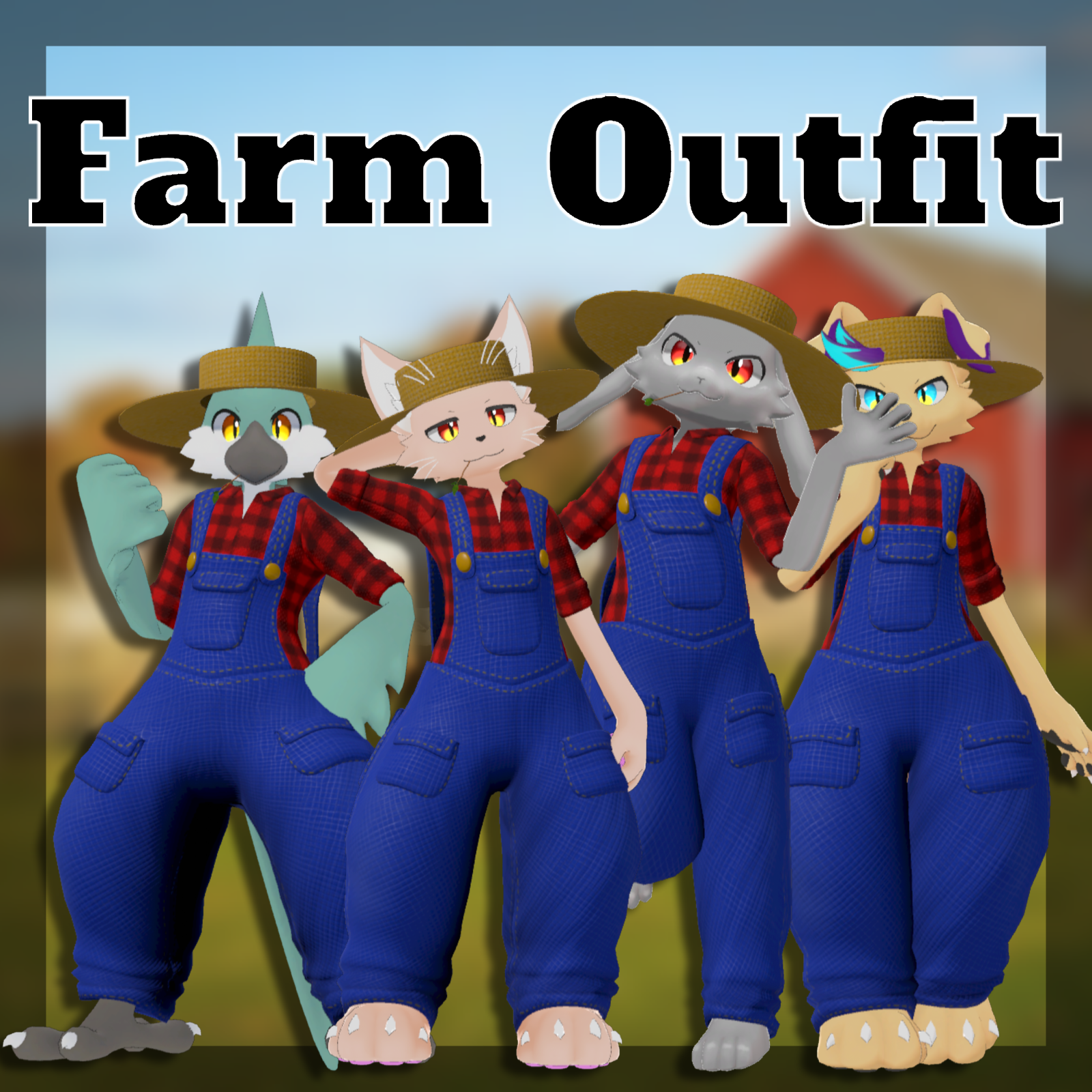 Farm Outfit for Regulusレグルス2.0,Keplerケプラー2.0,Eboshiエボシ,Yoiヨイ
