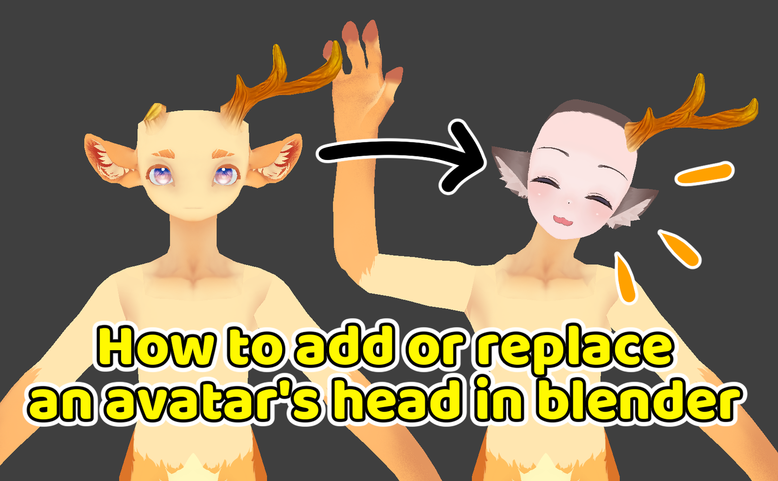 How to change an avatar's head PDF Tutorial