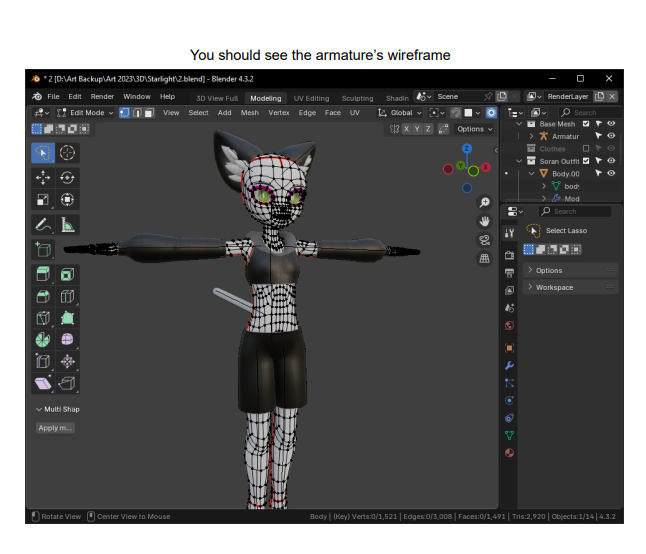 How to Send Part of an Avatar to an Artist for Mesh Edits
