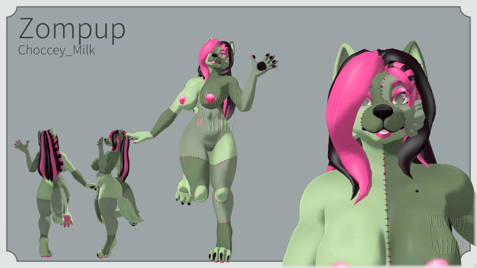 Zompup Scarlet (Scarlet the Wolf Retexture)