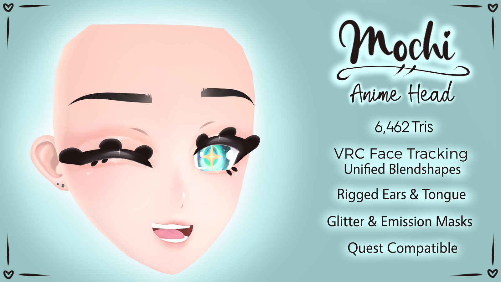~* Mochi Anime Head *~ Face Tracking - VRCFT