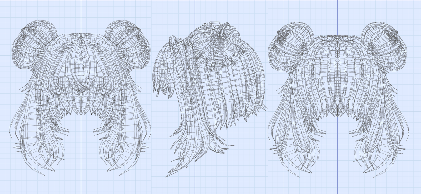 ~* Bianca Buns *~ Hair Asset