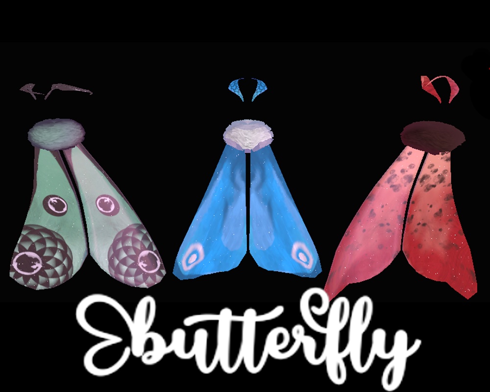 Asset moth and butterfly (Licence commercial)