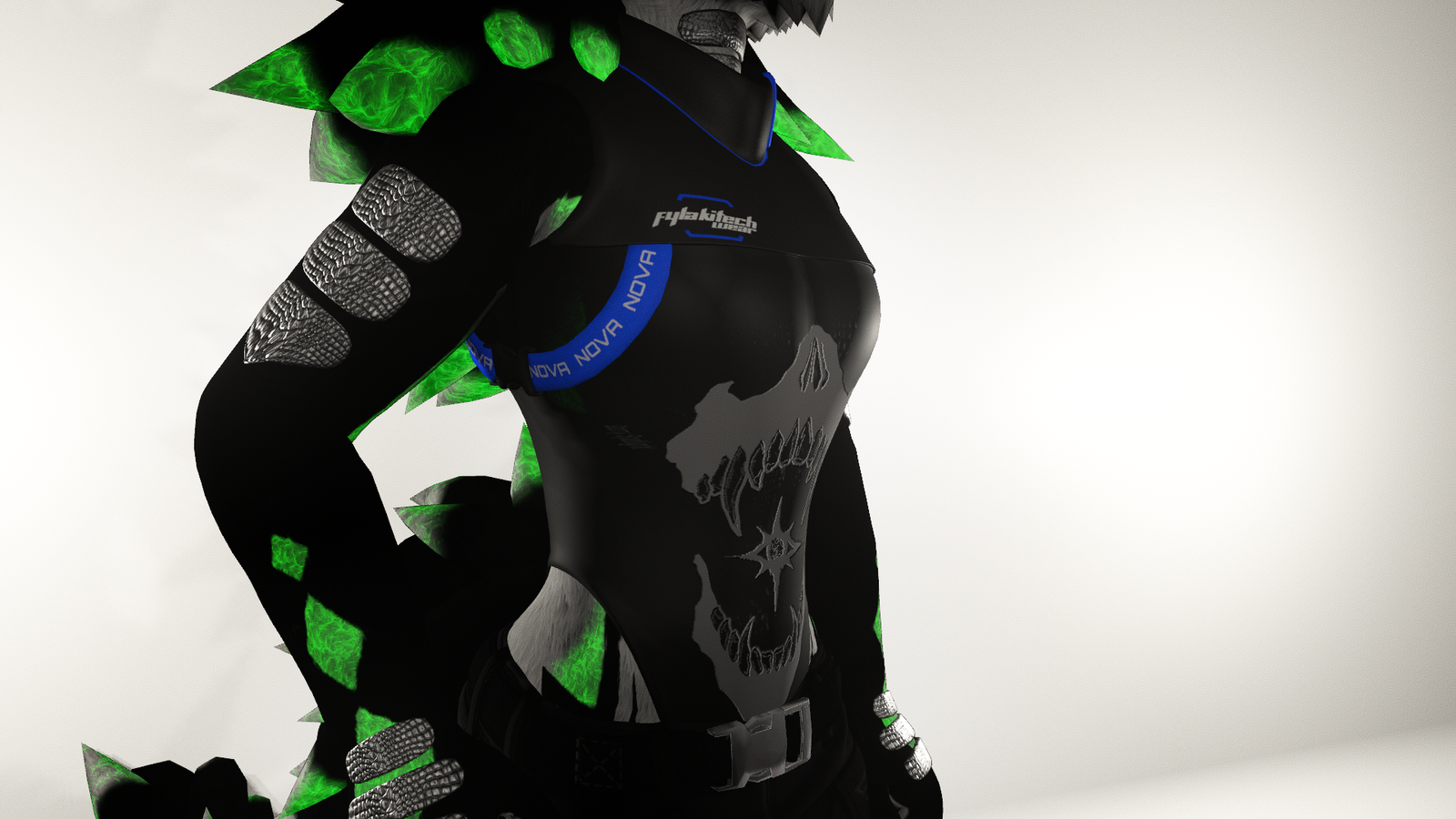 Male Techwear Bodysuit | Nightbeast Redux