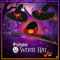 Pumpkin Witch Hat