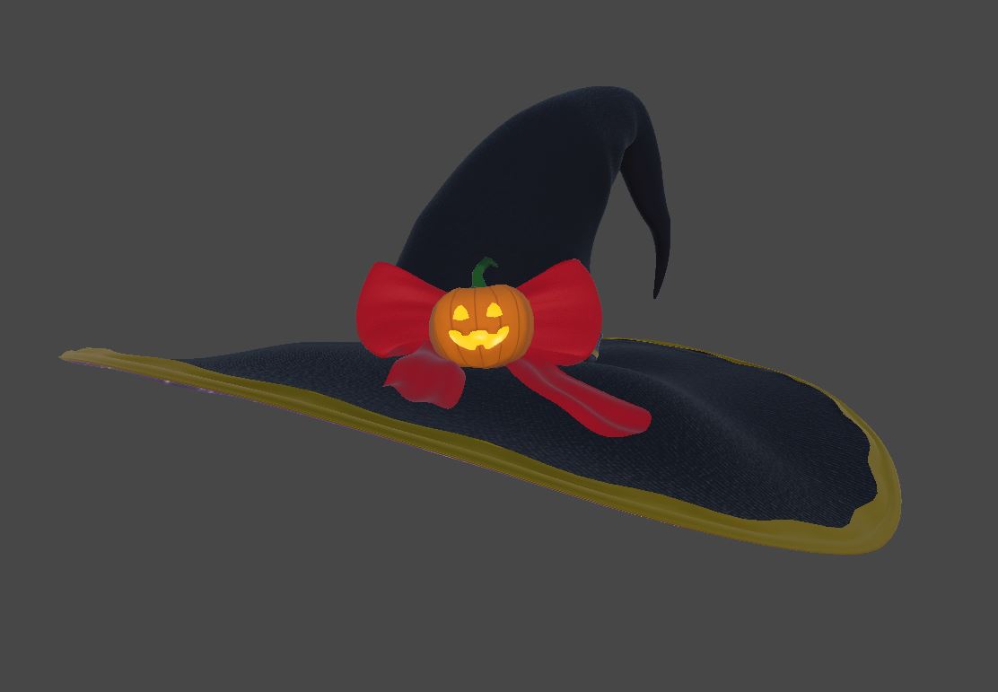 Pumpkin Witch Hat