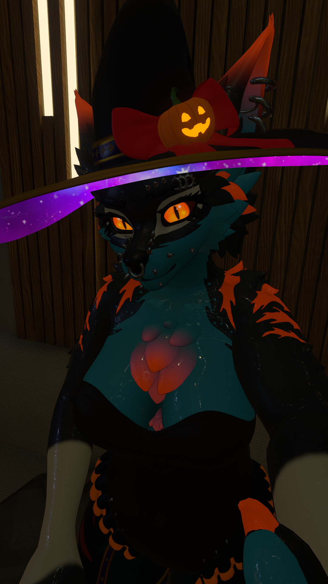 Pumpkin Witch Hat