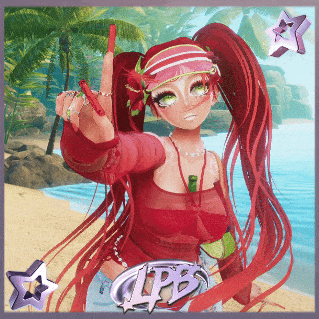 Gal the gyaru VRChat Avatar (PC/QUEST/FT) 