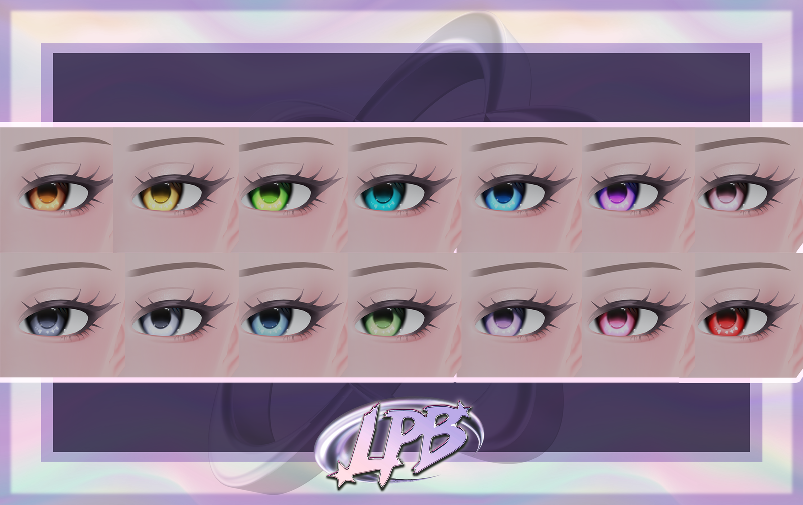 LPB Anime Head for VRChat / Vtubing (UE blendshapes)