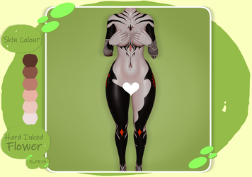 Hard Inked Flower | EGirl Base