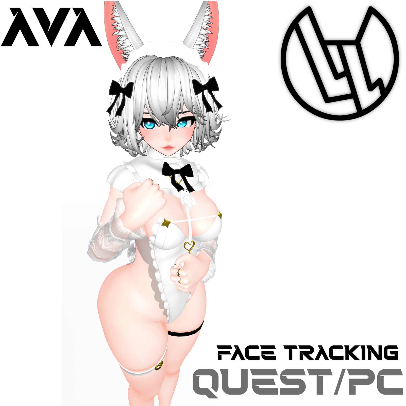 Ava Bunny Maid! Face Tracking! (Version 1.18)(PC/Quest)