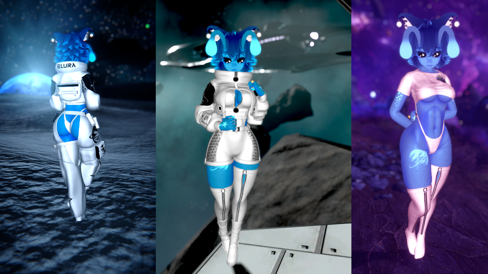 Elura Alien Girl! [FaceTracking] [PC/Quest]  [OptimizedVersion]