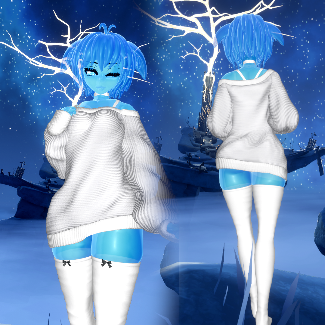 Omu Slime! Face Tracking! Femboy Toggle! (Quest/PC) (Optimized Ver)