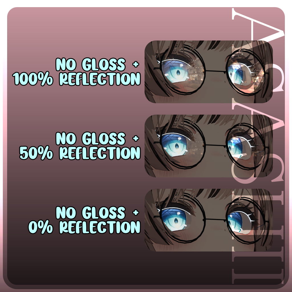 🕶️ VRChat glasses with real reflections 🪞