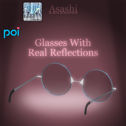 🕶️ VRChat glasses with real reflections [Version 2] 🪞