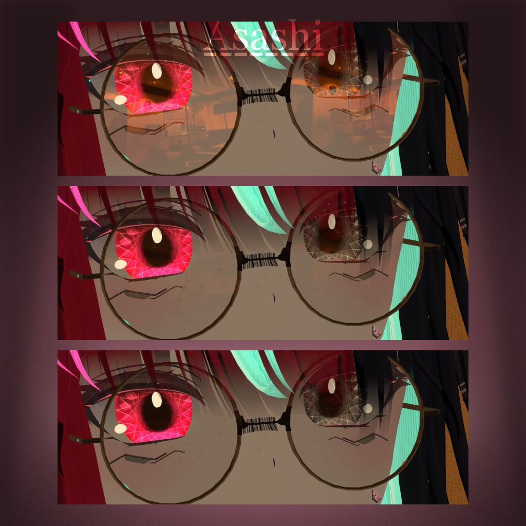 🕶️ VRChat glasses with real reflections [Version 2] 🪞