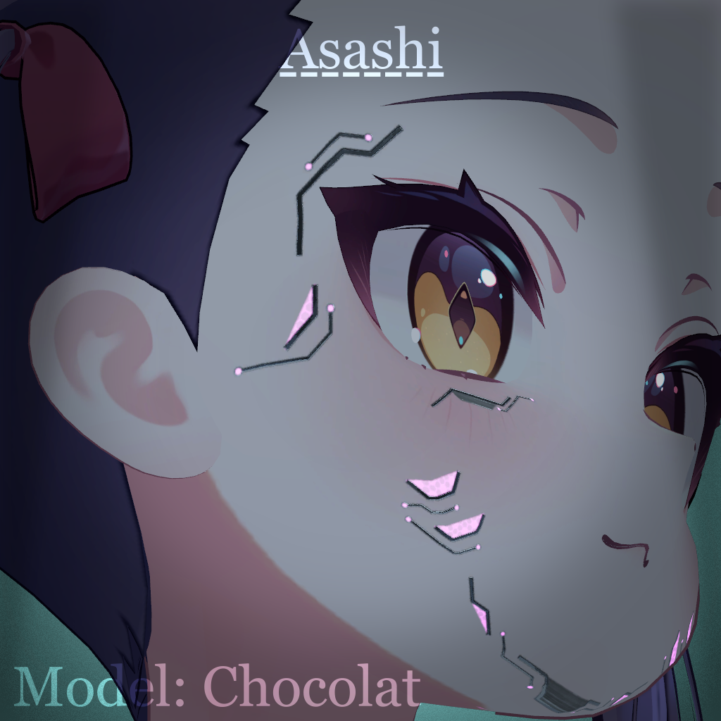 VRChat Cyber Tattoo [10 Avatars]