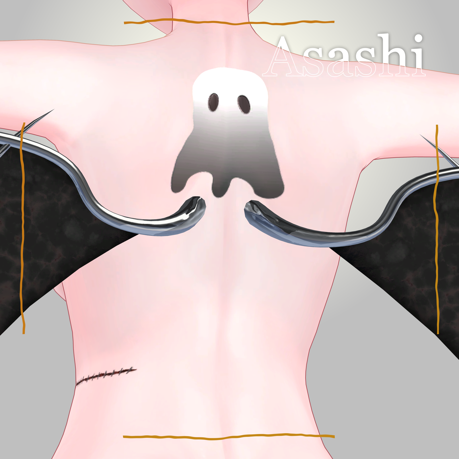 🎃 Halloween Body Textures + Wings 「12アバター | Avatars」 👻