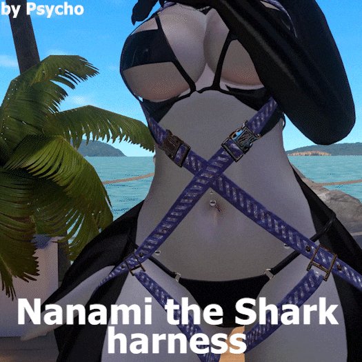 Nanami the Shark harness